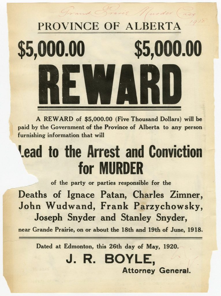 Blood on the Prairie Wanted Poster